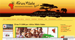 Desktop Screenshot of africamilele.org
