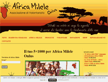 Tablet Screenshot of africamilele.org